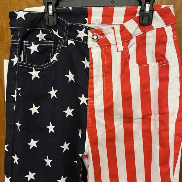 American Flag Women's Flair Leg Jeans Size 10 NWT by Fashion Denim Co - Picture 3 of 14